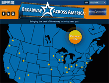 Tablet Screenshot of eventusher.broadwayacrossamerica.com